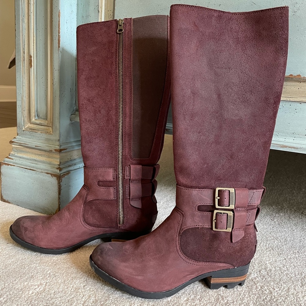 SOREL LOLLA II TALL LEATHER SIZE 7